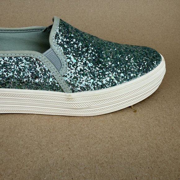 NWOT Keds for Kate Spade Triple Decker Kickstarter Glitter Sneakers, Womens 9.5 - Picture 2 of 14
